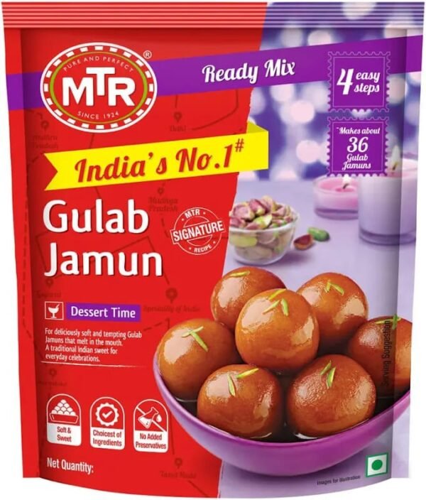 MTR Gulab Jamun - Ready Mix - MTR குளோப்ஜாமுன் மிக்ஸ் - 180 g